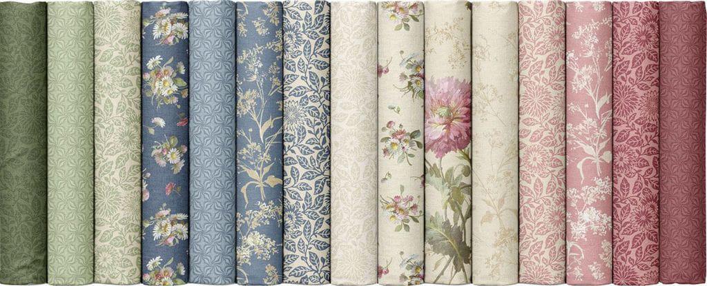 Marcus Fabrics Wild Flowers Layer Cakes (42) 10"x10" Squares Quilting Cotton Fabric image 1