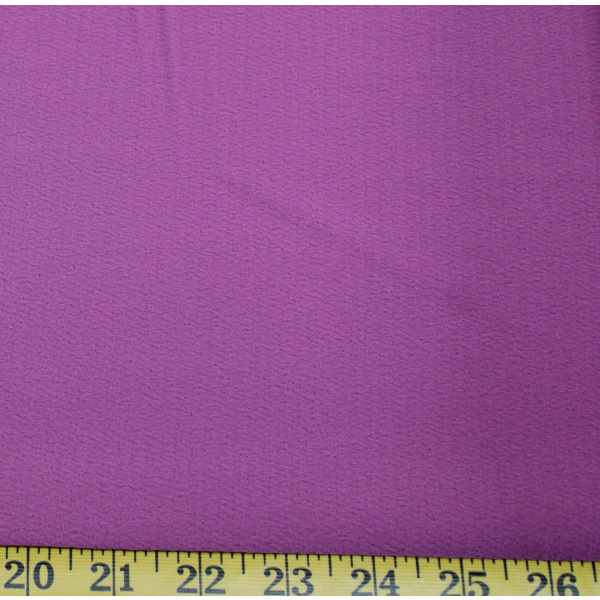 Fall Orchid Double Crinkle Crepe Polyester Fabric