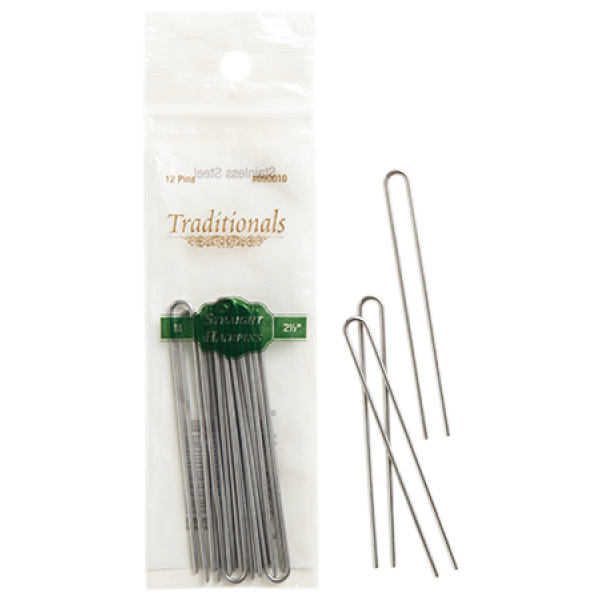 Stainless Steel Straight Hairpins - Choose your size