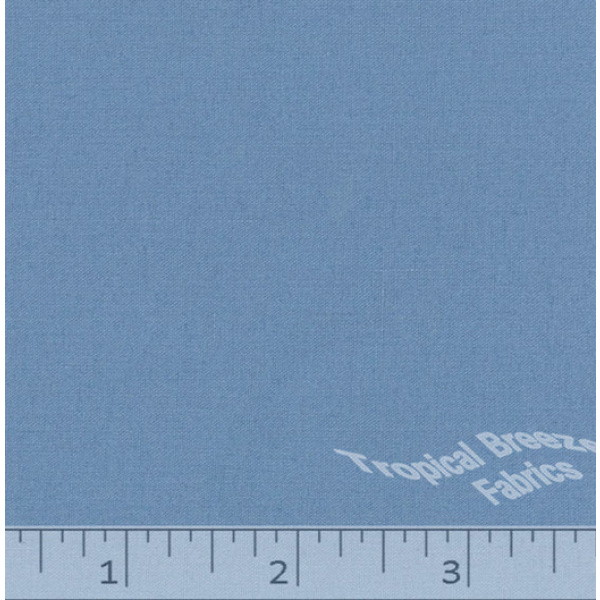 Med Blue Poly/Cotton Broadcloth Fabric