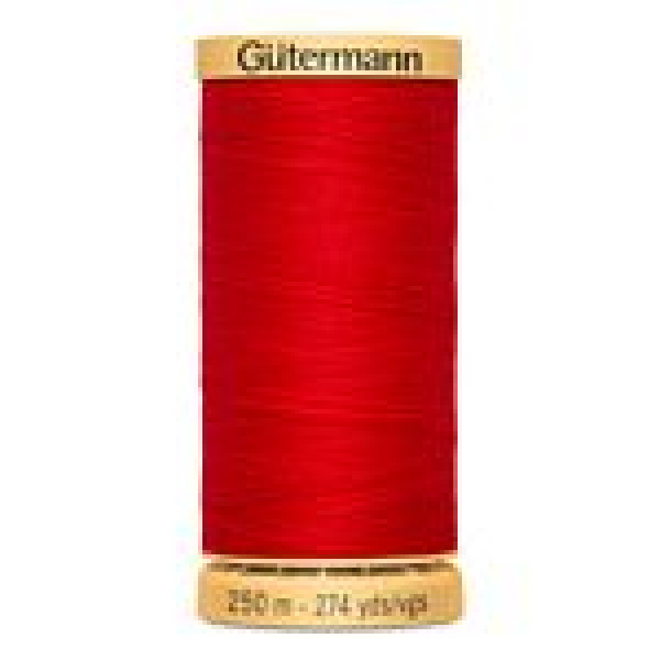 Gutermann Natural Cotton Thread 50wt 250m RED