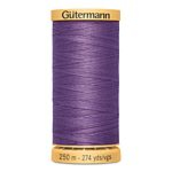 Gutermann Natural Cotton Thread 50wt 250m PURPLE