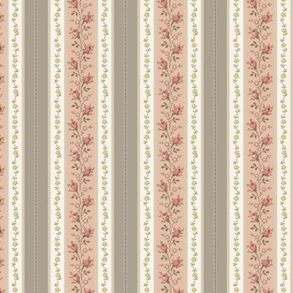 Marcus Fabrics First Blush Rose Stripe Quilting Cotton Fabric- Taupe