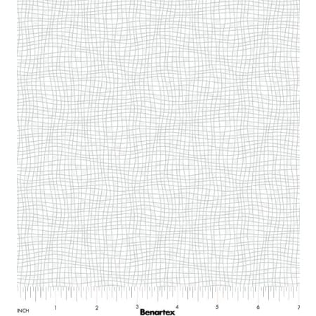 Benartex Cheeto's World Teensy Checks Quilting Cotton Fabric- Gray