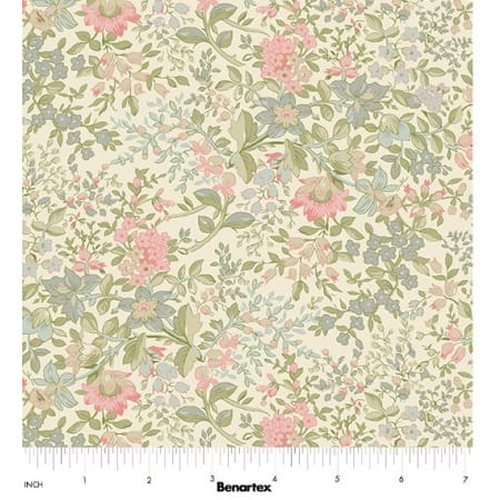 Benartex Beloved Penelope Quilting Cotton Fabric- Natural